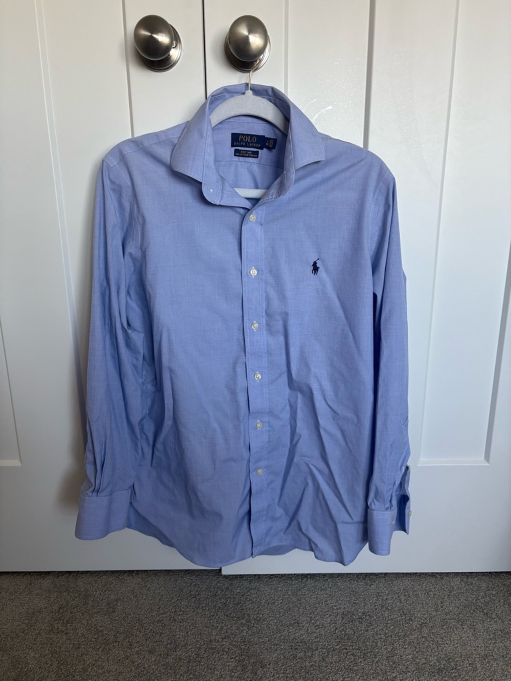 Polo by Ralph Lauren Light Blue Long-Sleeve Button Shirt